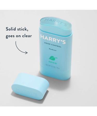 Harry's Aluminum Free Deodorant for Men - Odor Control Shiso Scent 2.5 Oz 3-Pack | Men Deodorant Aluminum Free Aluminum Free - Discontinued Shiso - Buy Online on GoSupps.com