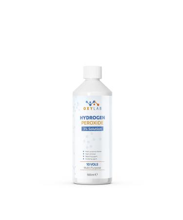 OxyLAB Hydrogen Peroxide 3% 500ml - 10 Vols 500 ml (Pack of 1) - Buy Online on GoSupps.com