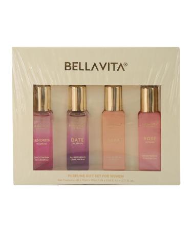 Bella VitaA LUXURY GIFT SET WOMAN 4 X 20ML Woman Perfume 80 ml Bottle