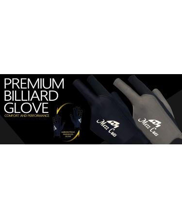 MEZZ Premium Billiard Glove Small/Medium Black for Both Hands | International Shipping Available - Buy Online on GoSupps.com