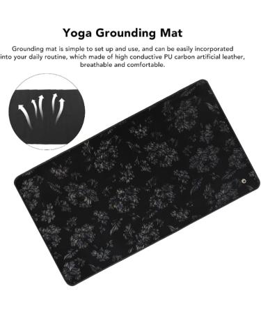 MATForth Grounding Mat Set - Universal Earth Mat with 4.6m Ground Cable | 60x90 cm Foot Computer & Sleeping Mat for Healthy Living - Buy Online on GoSupps.com