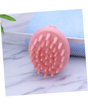Solustre 3-in-1 Shower Hairbrush | Scalp Massage Device for Hair Growth | Waterproof Shampoo Brush in Pink - Buy Online on GoSupps.com