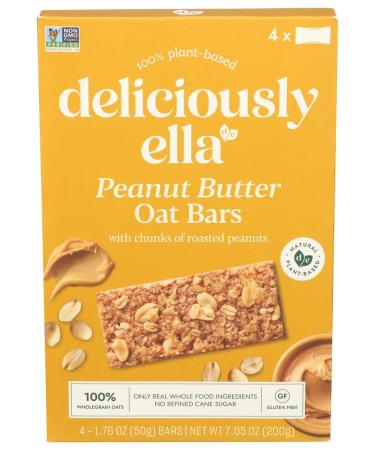 Busty Lush Bar Oat Peanut Butter 4 Count 1.76 Ounce