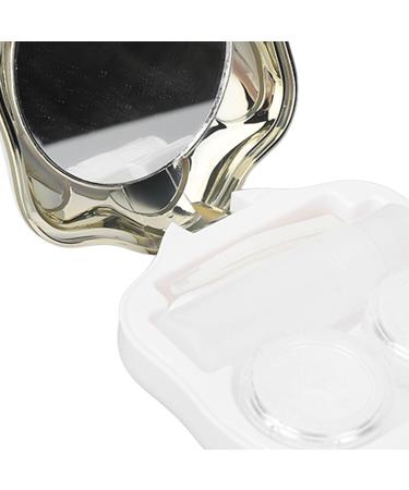 Ankroyu Cartoon Pawn Contact Lens Container with Mirror - Portable Plastic Storage Box for Travel (Gold) - Buy Online on GoSupps.com