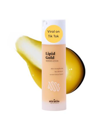Stratia Lipid Gold | Skin-Strengthening Moisturizer | Hydrate & Soothe Skin | Ceramides Niacinamide | For All Skin Types | 3.4 Fl Oz 3.4 Fl Oz (Pack of 1)