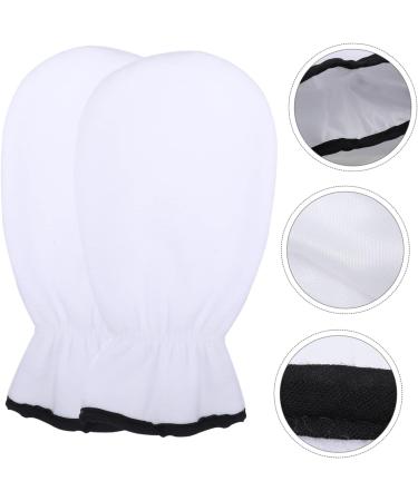 FRCOLOR 3 Pairs Exfoliating Hand Mask Hand Softening Gloves Hand Gloves Gloves Guantes Desechables Beauty Care Gloves Hydrating Gloves Essential Oil Polyester White Miss Care Bag - Buy Online on GoSupps.com