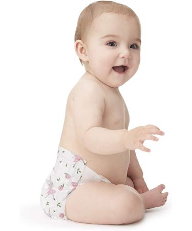 The Honest Company Clean Conscious Diapers | Plant-Based & Sustainable | Rose Blossom + Tutu Cute | Newborn Size 76 Count Club Box - Buy Online on GoSupps.com