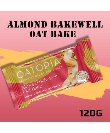 Oatopia Oat Bake Bar Pick N Mix - Choose From 4 Flavours | Almond Bakewell Original Peanut Butter Salted Caramel | Vegetarian & Vegan Oat Bake-Bar 120g | Pack of 16 (Each of 4) - Buy Online on GoSupps.com