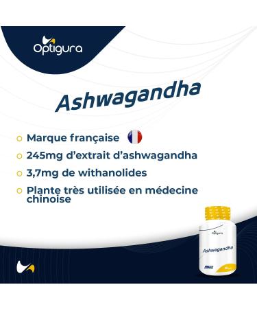 OPTIGURA - Ashwagandha - Ultra Dosed Formula in Ashwagandha Extract - 90 Capsules - Buy Online on GoSupps.com