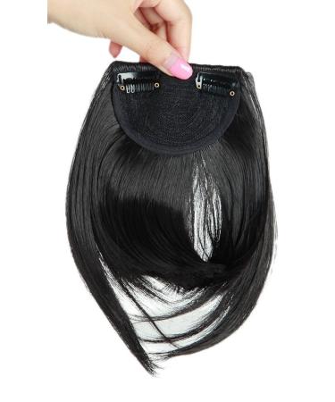 Clip in real hair pony nature black