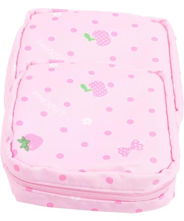 Healifty Menstrual Cloth Pads Wallet Pouch | Period Bag Organizer - 4 Pcs Outdoor Decor Id Case | Portable Storage Bag - Pinkx2pcs - Buy Online on GoSupps.com