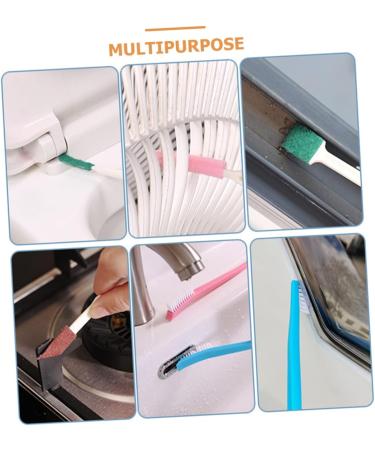 Solustre 7-Piece Toilet and Keyboard Joint Cleaning Brush Set - Nonwoven Fabric Small Room & Auto Inside Window Groove Cleaner - Buy Online on GoSupps.com