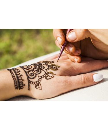  FADEDA FADEDA Set of 4 Henna Cones - 4 x 25g of Natural Paste - Black - 100% Plant-Based - Ready to Use and PPD-Free - Vegan - Buy Online on GoSupps.com