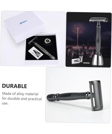 Minkissy Manual Mustache Razor Set - Women's Safety Facial Razor with Double-Edged Blades - Buy Online on GoSupps.com
