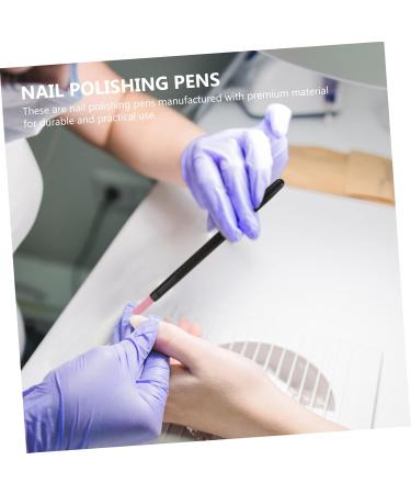 HAPINARY Cuticle Pusher 2 Sets Nail Quartz Pen Single-headed Manicure Pen Pumice Nail File Nail Polish Pen Nail Art Sculpture Pen Nail Art Pen Cuticle Cleaner Pp Exfoliating Sanding Pen - Buy Online on GoSupps.com