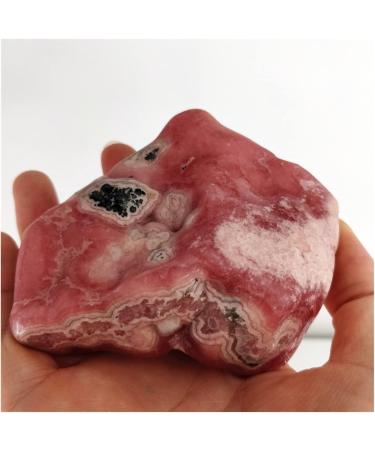 Natural Crystal Rough Natural Red Rhodochrosite Quartz Gemstones and Minerals Unpolished Original Blocks Wholesale Bulk Freeform Specimens Collections Decoration (Size : 400-450g one) - Buy Online on GoSupps.com