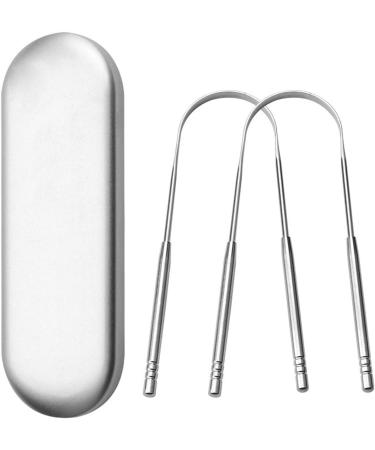 Wilsem Stainless Steel Tongue Scraper & Coated Toothbrush for Fresh Breath - Rose Gold Box | Premium Oral Hygiene - Buy Online on GoSupps.com