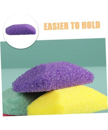 FRCOLOR Pumice Stone Nail Wood Stick Foot File for Dead Skin Foot Scrubber Stone Remover Dead Skin for Body Skin Remover File Pedicure Stone PU Purple Double-Sided - Buy Online on GoSupps.com