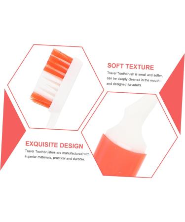 BCOATH Portable Travel Toothbrush Set - 4 Durable & Lightweight Toothbrushes for Camping & Travel | Wear-Resistant Design - Buy Online on GoSupps.com