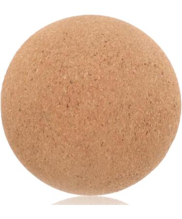 Besportble 10cm Cork Massage Ball - High-Density Deep Tissue Massage Relief for Yoga & Trigger Points - Buy Online on GoSupps.com