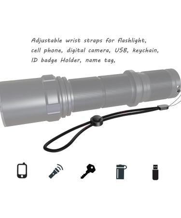 Black Hand Loop Wrist Lanyard for Cell Phones Flashlights USB Drives & More | Durable Keychain Accessory (1PC) - Buy Online on GoSupps.com