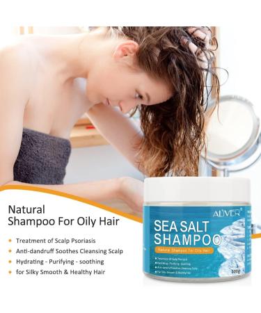 Sea Salt Shampoo Anti-Dandruff Shampoo Psoriasis Shampoo Sea Salt Hair Treatment Shampoo for Scalp Psoriasis Itchy Scalp and Dandruff 240ml - Buy Online on GoSupps.com