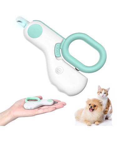 Small Animal Nail Clippers with LED Lights, Dog and cat Nail Trimmers, Professional Claw Trimmer for Tiny Dog Cat Kitten Bunny Rabbit Bird Guinea Pigs Ferret Hamsters. Avoid Excessive Cutting blue