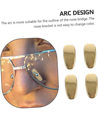 Universal Glasses Nose Pads & Holders - Gleavi 4-Piece Gold Glasses Repair Kit for Sunglasses & Shot Glasses - Buy Online on GoSupps.com