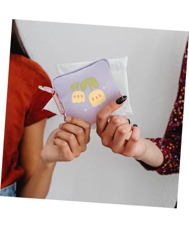 Healeved 8 STK Cotton Storage Bags for Women's Hygiene & Bandage Organizer - Multifunctional Tampon Holder & Money Exchange Tote - Color-Sorted 15.5x15.5cm - Perfect for Students & Bed Linen - Buy Online on GoSupps.com