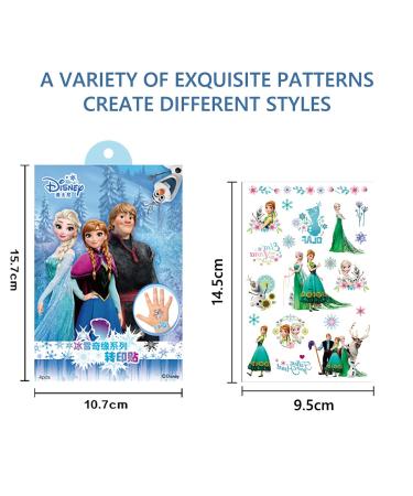 GODSON Princess Temporary Tattoos - 4 Sheets for Kids, Women, and Adults - Party Favors and Birthday Decorations - 4 Count - Buy Online on GoSupps.com