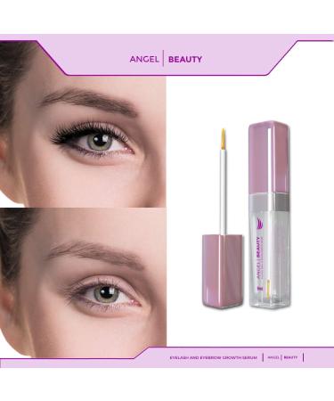 Natural Eyelash Growth Serum - Vegan, Cruelty-Free, Clinically Tested Formula for Long, Thick Lashes & Brows | Hypoallergenic & Sulfate-Free - Buy Online on GoSupps.com