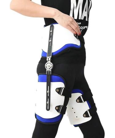 FoRes Hip Protector Adult Hip Abduction Bracket Post op Hip Stabiliser Support Brac Hinged Hip Joint Abduction Orthosis Adjustable Hip Abduction Brace Fixation Hinge Waist Leg Brace for Joint Pain