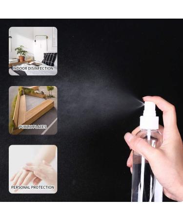 Junejour 5pcs Transparent Plastic Spray Bottles - Empty Fog Atomizer for Perfume - Choose 60ml Capacity - Ideal for Travel - Buy Online on GoSupps.com