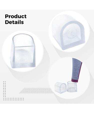 High Transparent Heel Covers for Dance Shoes - Anti-Slip Protectors | 10 Pairs - Perfect for Outdoor Events & Grass - Buy Online on GoSupps.com