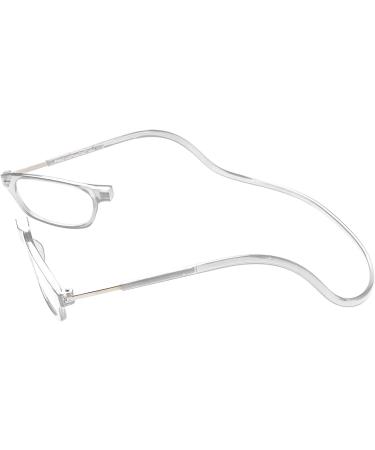 TBOC Pack: +2.00 Reading Glasses for Men & Women - Foldable Magnetic Clip Transparent & Bordeaux - Dioptres +2.00 (2 Pack) - Buy Online on GoSupps.com
