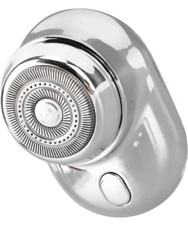 Electric Beard Trimmer Portable Stainless Steel Blades 300mAh Washable Electric Beard Trimmer for Travel (Silver) - Buy Online on GoSupps.com