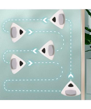 Rwedkd Magnetic Windows Clean Brush Double-Side Automatic Water Discharge Wiper Glass Windows Brush Cleaning Pink - Buy Online on GoSupps.com