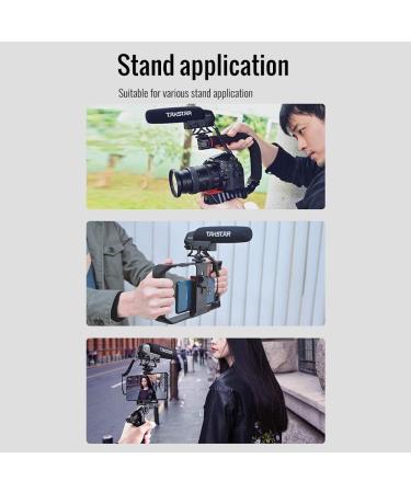 SGC-600 On-Camera Condenser Interview Microphone with Windscreen & Cold Shoe Mount - Compatible with Canon, Nikon, Sony DSLR Cameras - Buy Online on GoSupps.com