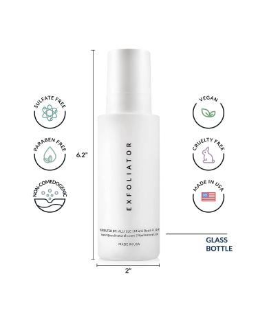 AHA/BHA Exfoliating Face Wash - 10% Glycolic Acid & Salicylic Acid Cleanser for Anti-Aging, Acne, and Wrinkle Reduction - Vegan & Cruelty-Free - 4 oz - Buy Online on GoSupps.com