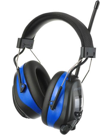 PROTEAR Hearing Protection with AM FM Radio & MP3 | Construction & Mowing | Blue Noise Reduction Headphones - Buy Online on GoSupps.com