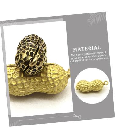 VILLCASE 2pcs Artificial Peanut Pendant Purse Keychain Wealth Keychain Charms Gold Key Adornment To Open Bead - Buy Online on GoSupps.com