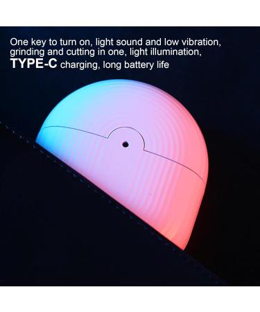 Electric Nail Clipper - Automatic Compact Nail Trimming | Rechargeable Safety Fingernail Scraps Trimmer | Hygienic Electric Nail Cutter | Safe Electric Manicure Tool for Kids and Adults White - Buy Online on GoSupps.com