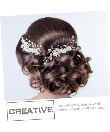 LALAFINA 150 Sets Rivets Claw Imitation Nail Clasps DIY of Buttons Accessories Head-Dress Materials Round 1.2 White - Buy Online on GoSupps.com