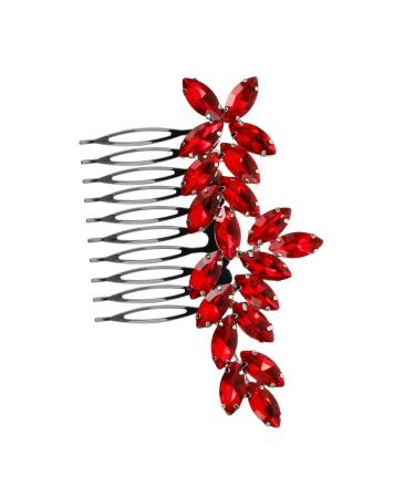 MERRYHAPY Bridal Headwear Wedding Hair Clips for Brides Rhinestone Hair Accessories Rhinestone Hair Side Comb Wedding Hair Accessories Hair Combs Diamond Hair Accessories Hair Comb Clips