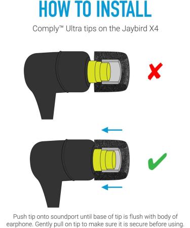 Comply Ultra Pro Jaybird Large - 3 Pairs | Premium Ear Tips for Enhanced Sound & Comfort - International Shipping Available - Buy Online on GoSupps.com