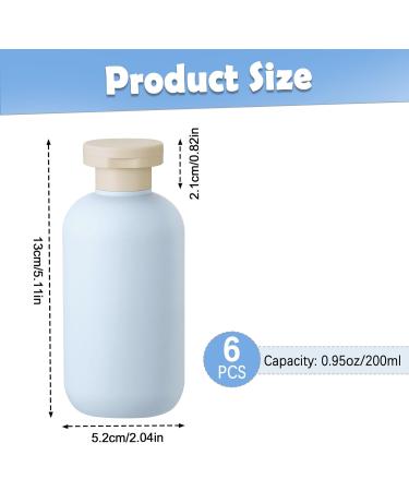 Buy Hejo Refillable Travel Containers - Lightweight 200ml Plastic Shampoo & Lotion Bottles for Easy Filling & Squeezing - Buy Online on GoSupps.com