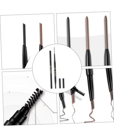Healeved 2pcs 2 1 Eyebrow Makeup Tools Dual-use Pencil Make up Kit Eyebrow Filler Eye Makeup Tool Brown 1 count (Pack of 1) Dark Brownx2pcs - Buy Online on GoSupps.com
