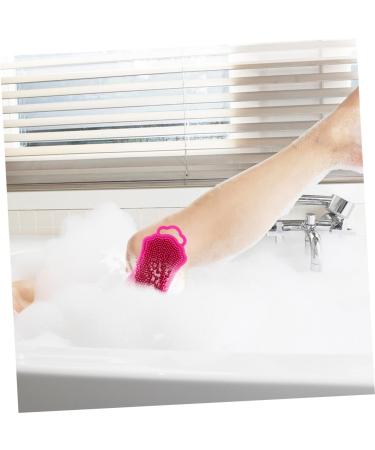 Frcolor Silicone Shower Scrubber & Hairbrush 2-Pack Scalp Meridian Massage Tool for Body & Hair Care Perfect for Bathing & Washing - Buy Online on GoSupps.com
