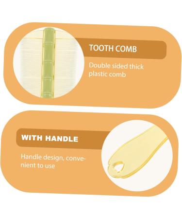 6 pi ces Peigne Anti-poux Dents Ultrafines avec Manche Long pour limination des Pellicules D m lage des Poils pais Brosse de Toilettage pour Gar on Fille Adultes et Animaux - Buy Online on GoSupps.com