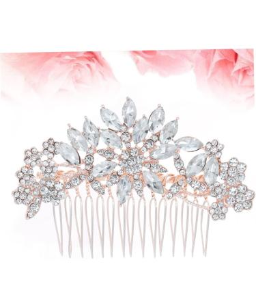 DOITOOL 1pc Hair Accessory for Women Womens Hair Clips Hair Combs Rhinestone Bridal Side Combs Womens Barrettes for Hair Bridal Haircombs Wedding Hair Bride Accessories Simple - Buy Online on GoSupps.com